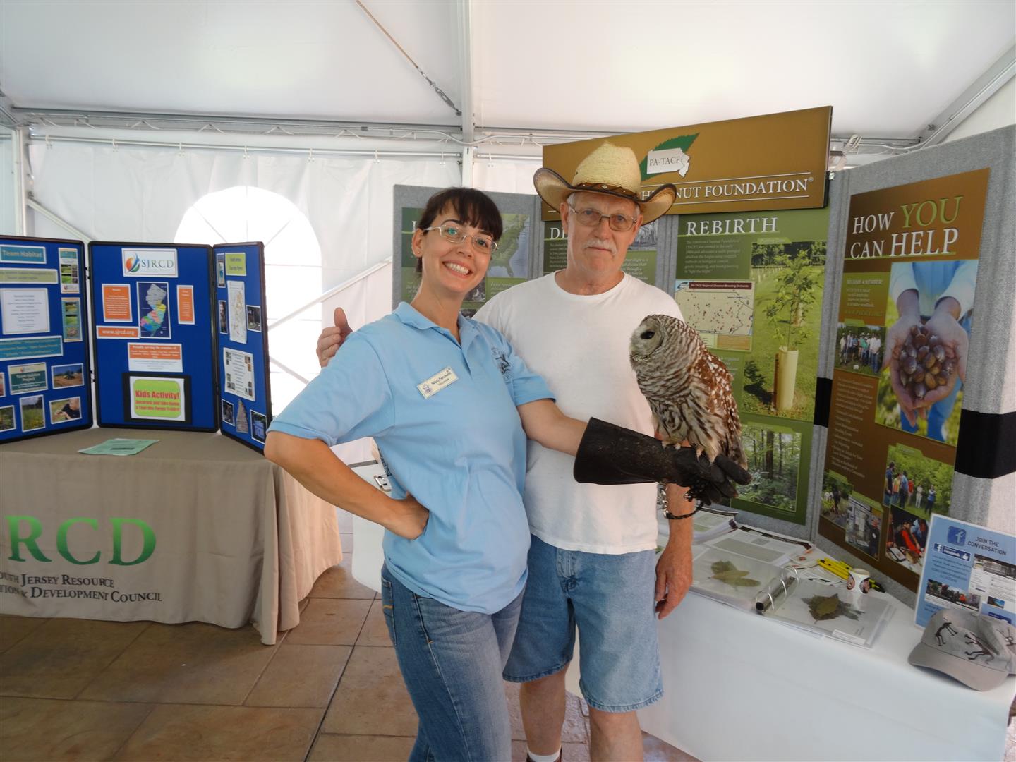 TACF Volunteers have a “wild and crazy” time at the Burlington County Earth Fair