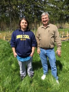 Tom and Dr. William Powell, Professor and Director, Council on Biotechnology in Forestry, ESF – SUNY