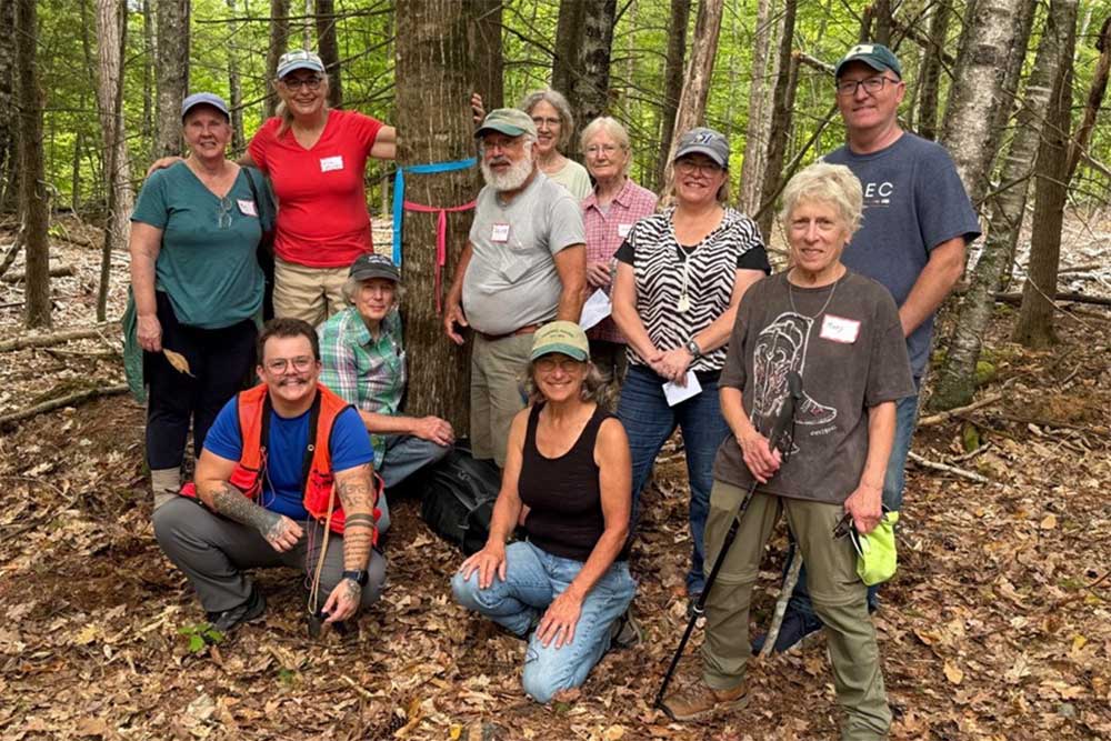 Maine Chestnut Chasers volunteers in training
