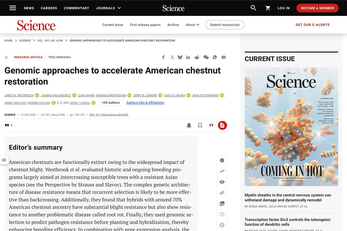 Science-magazine-TACF-article-2026-1200px screenshot of Science article by Jared Westbrook et al 2026