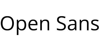 open-sans example of the font "Open Sans"