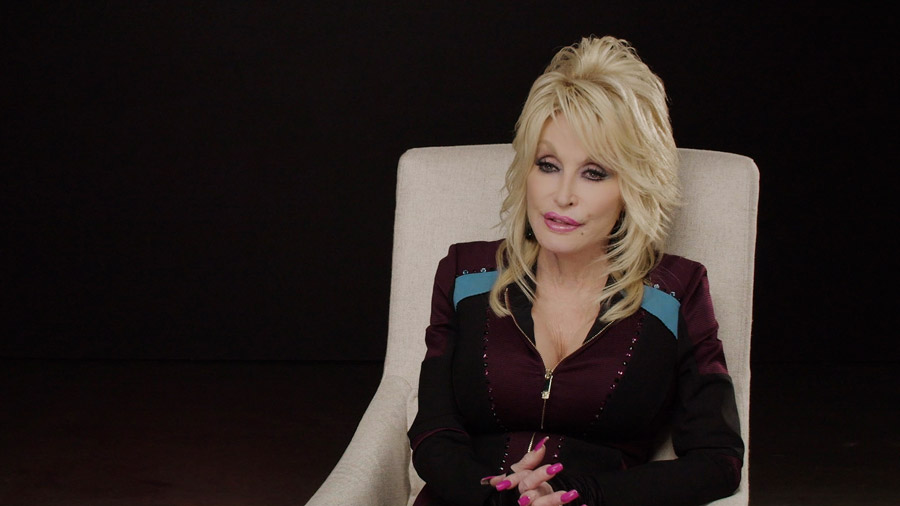 Dolly Parton on set of Clear Day Thunder documentary